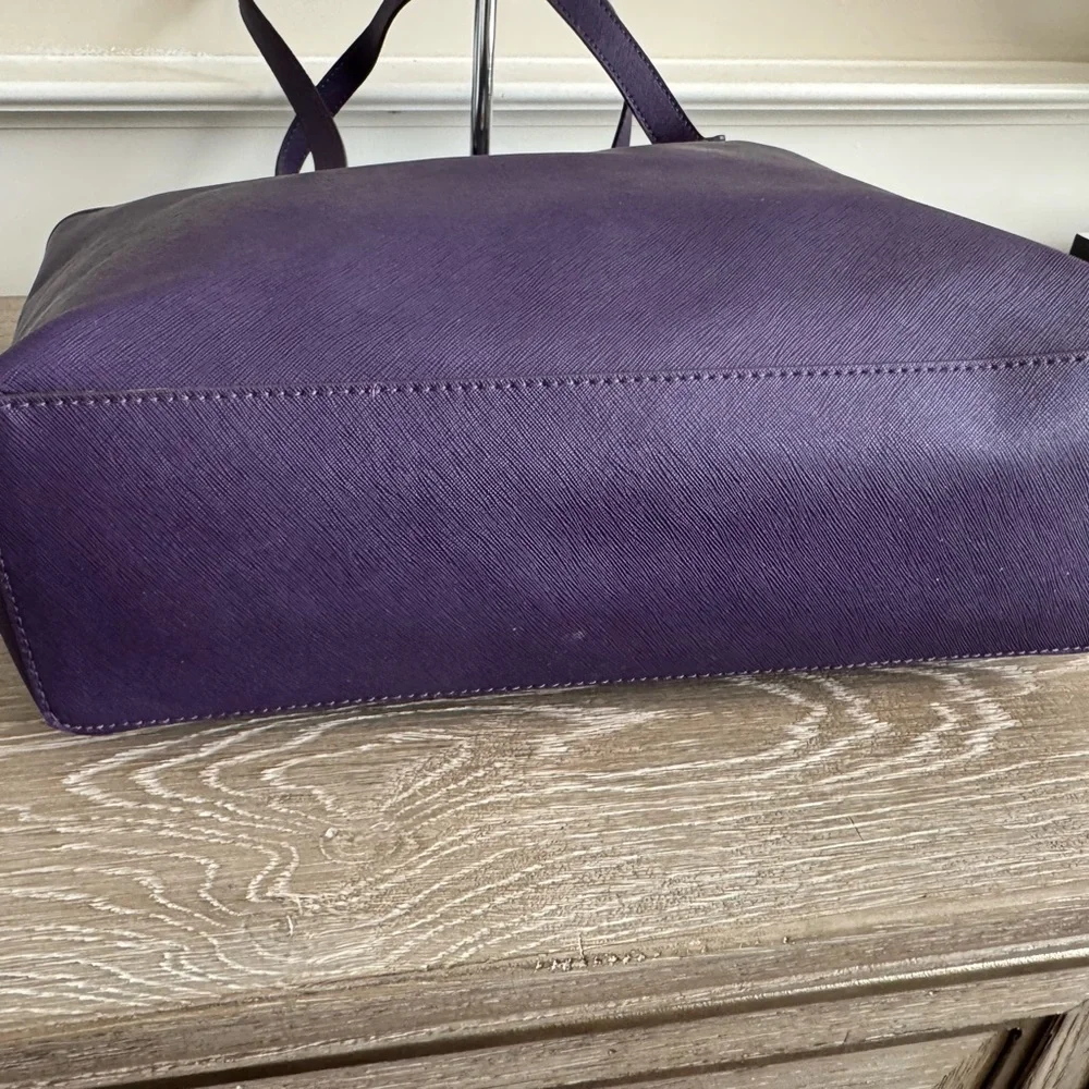 Michael Kors Purple Tote Bag - Picture 14 of 16